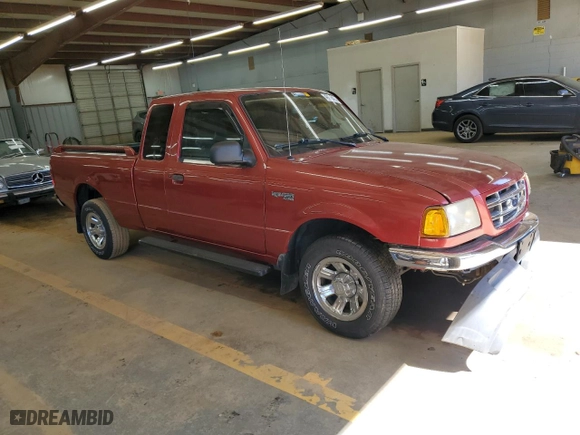2003 Ford Ranger XL Fleet with VIN 1FTYR44VX3TA13525, listed as a Copart auction lot 49276425 with 217,928 mi miles and Salvage Title. Bid and sale history available at carsss.com. Image 4.