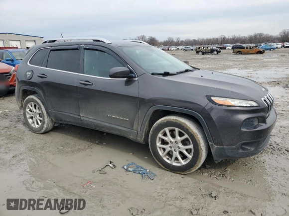2014 Jeep Cherokee Latitude with VIN 1C4PJMCS0EW240928, listed as a Copart auction lot 46985755 with 156,340 mi miles and Salvage Title. Bid and sale history available at carsss.com. Image 4.