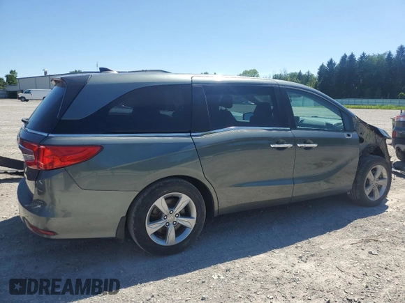2019 Honda Odyssey EX с VIN 5FNRL6H55KB016040, выставлен на аукционе Copart как лот 64958225 с пробегом 105 428 миль миль и Списание • Salvage title. История ставок и продаж доступна на DreamBid. Изображение 3.