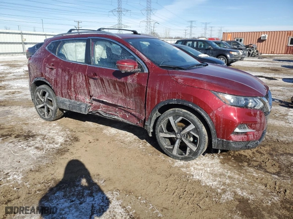 2021 Nissan Rogue Sport SL with VIN JN1BJ1CW1MW451620, listed as a Copart auction lot 46391035 with 19,834 mi miles and Salvage Title. Bid and sale history available at carsss.com. Image 4.