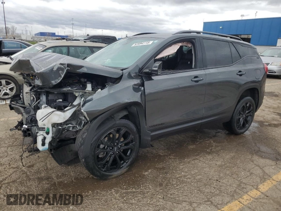 2020 GMC Terrain SLT with VIN 3GKALPEX8LL162156, listed as a Copart auction lot 52894115 with 50,972 mi miles and Non repairable. Bid and sale history available at DreamBid. Image 1.