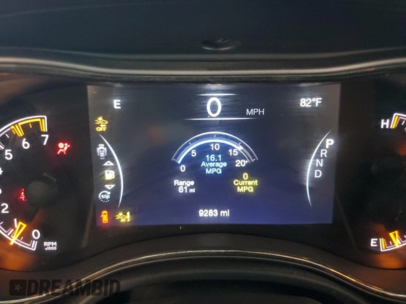 2020 Jeep Grand Cherokee Limited X with VIN 1C4RJFBT1LC375882, listed as a Copart auction lot 57325485 with 9,283 mi miles and Clean title. Bid and sale history available at DreamBid. Image 9.