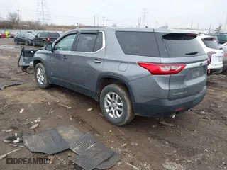 2021 Chevrolet Traverse LS with VIN 1GNEVFKW9MJ238206, listed as a IAAI auction lot 41554844 with 44,118 mi miles. Bid and sale history available at carsss.com. Image 3.
