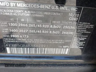 2011 Mercedes-Benz M 350 z VIN 4JGBB5GB4BA662891, wystawiony jako IAAI lot #42084059 z przebiegiem 176 416 mil mil oraz . Historia ofert i sprzedaży dostępna na DreamBid. Obrazek 9.