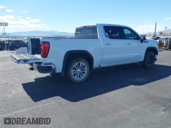 2023 GMC Sierra 1500 SLT z VIN 3GTUUDE86PG103392, wystawiony jako IAAI lot #42272800 z przebiegiem 25 545 mil mil oraz . Historia ofert i sprzedaży dostępna na DreamBid. Obrazek 4.