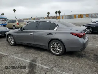 2020 Infiniti Q50 Luxe z VIN JN1EV7AP7LM206136, wystawiony jako Copart lot #59612355 z przebiegiem 70 001 mil mil oraz Szkoda całkowita • Salvage title. Historia ofert i sprzedaży dostępna na DreamBid. Obrazek 2.