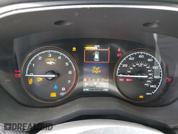2022 Subaru Forester Wilderness with VIN JF2SKAMC4NH429911, listed as a Copart auction lot 56545185 with 45,248 mi miles and Salvage title. Bid and sale history available at DreamBid. Image 9.