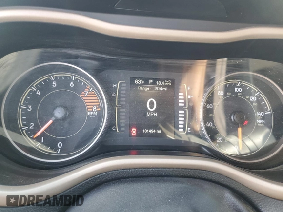 2017 Jeep Cherokee Sport с VIN 1C4PJMAS2HW665123, выставлен на аукционе Copart как лот 51984145 с пробегом 101 494 миль миль и Списание • Salvage title. История ставок и продаж доступна на DreamBid. Изображение 9.