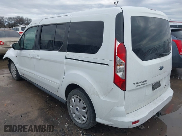 2017 Ford Transit Connect XLT z VIN NM0GE9F76H1332164, wystawiony jako IAAI lot #41461388 z przebiegiem 160 910 mil mil oraz . Historia ofert i sprzedaży dostępna na DreamBid. Obrazek 3.