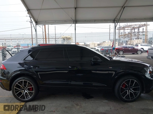 2021 Audi Q8 Premium Plus with VIN WA1EVAF1XMD033688, listed as a IAAI auction lot 42153256 with 41,701 mi miles and . Bid and sale history available at DreamBid. Image 14.