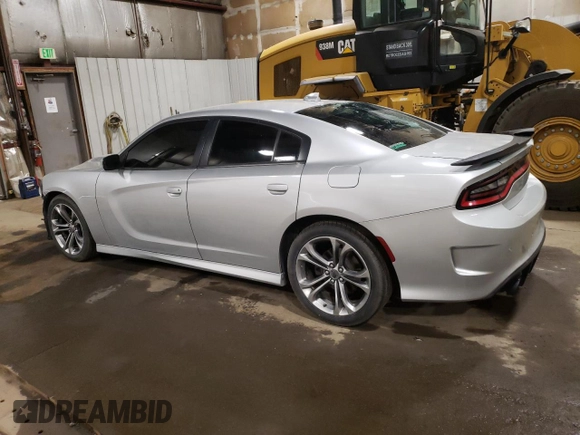 2021 Dodge Charger R/T with VIN 2C3CDXCT5MH522015, listed as a Copart auction lot 61149265 with 77,323 mi miles and Salvage title. Bid and sale history available at DreamBid. Image 2.