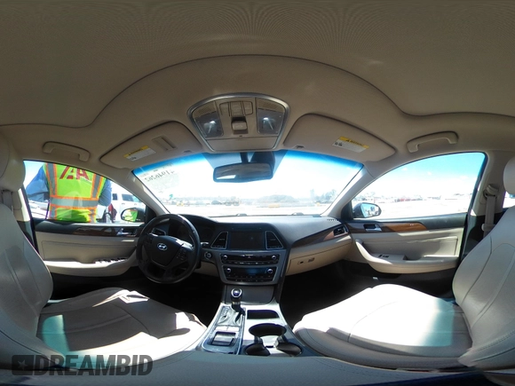 2015 Hyundai Sonata 2.4L Sport with VIN 5NPE34AFXFH163452, listed as a IAAI auction lot 41946262 with 47,730 mi miles. Bid and sale history available at carsss.com. Image 18.