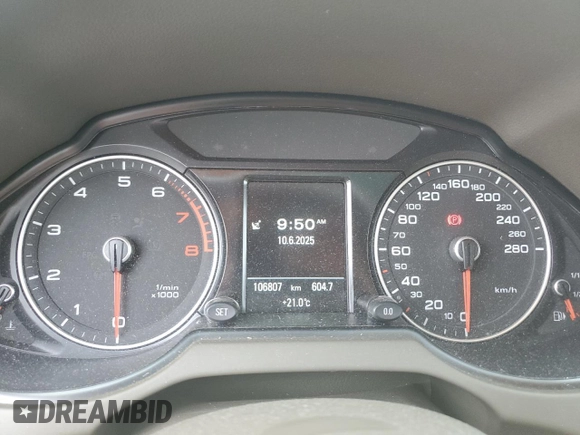 2016 Audi Q5 Premium Plus z VIN WA1L2AFP9GA014124, wystawiony jako Copart lot #59841655 z przebiegiem 106 807 mil mil oraz Szkoda całkowita • Salvage title. Historia ofert i sprzedaży dostępna na DreamBid. Obrazek 9.