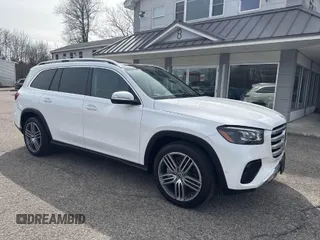 2024 Mercedes-Benz GLS 450 with VIN 4JGFF5KE4RB041758, listed as a IAAI auction lot 41955575 with 48,245 mi miles and . Bid and sale history available at DreamBid. Image 1.