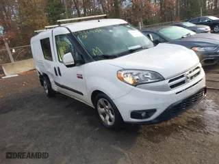 2018 Ram ProMaster City Cargo Van Tradesman SLT with VIN ZFBERFBB7J6H77745, listed as a IAAI auction lot 40864789 with 179,657 mi miles. Bid and sale history available at carsss.com. Image 1.
