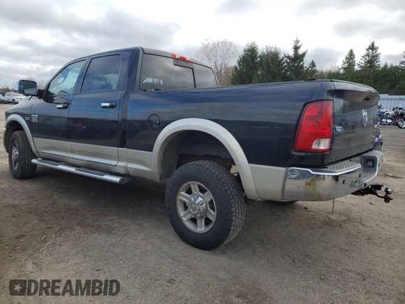 2010 Dodge Ram 2500 TRX with VIN 3D7TT2CT4AG151092, listed as a Copart auction lot 80816894 with 158,050 mi miles and Salvage Title. Bid and sale history available at carsss.com. Image 2.
