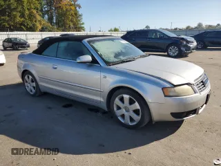 2005 Audi A4 1.8T with VIN WAUAC48H05K007522, listed as a Copart auction lot 77633904 with 151,292 mi miles and Salvage Title. Bid and sale history available at carsss.com. Image 4.