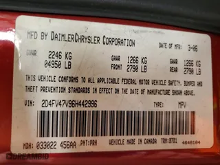 2006 Dodge Magnum with VIN 2D4FV47V96H442996, listed as a Copart auction lot 53366415 with 201,514 mi miles and Salvage Title. Bid and sale history available at carsss.com. Image 12.