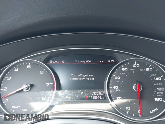 2016 Audi A6 Premium Plus with VIN WAUFGAFC7GN003081, listed as a IAAI auction lot 42054259 with 138,944 mi miles and . Bid and sale history available at DreamBid. Image 7.