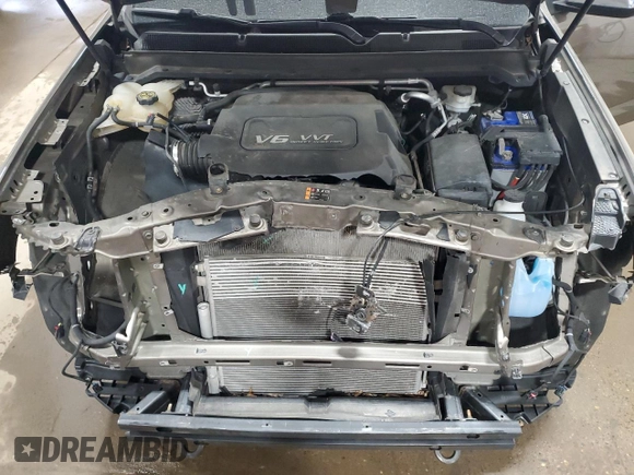 2016 Chevrolet Colorado 4WD LT with VIN 1GCGTCE34G1180596, listed as a Copart auction lot 55396035 with 108,257 mi miles and Salvage title. Bid and sale history available at DreamBid. Image 11.