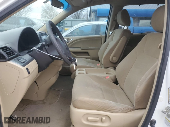 2010 Honda Odyssey EX with VIN 5FNRL3H47AB037296, listed as a Copart auction lot 49968265 with 200,575 mi miles and Salvage Title. Bid and sale history available at carsss.com. Image 7.