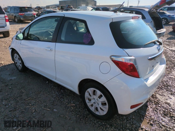 2014 Toyota Yaris L with VIN VNKJTUD3XEA007523, listed as a Copart auction lot 88805385 with 84,342 mi miles and Salvage Title. Bid and sale history available at carsss.com. Image 2.