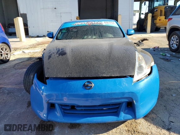 2011 Nissan 370Z Touring with VIN JN1AZ4EH1BM554369, listed as a Copart auction lot 81813154 with Not Provided miles and Salvage Title. Bid and sale history available at carsss.com. Image 5.