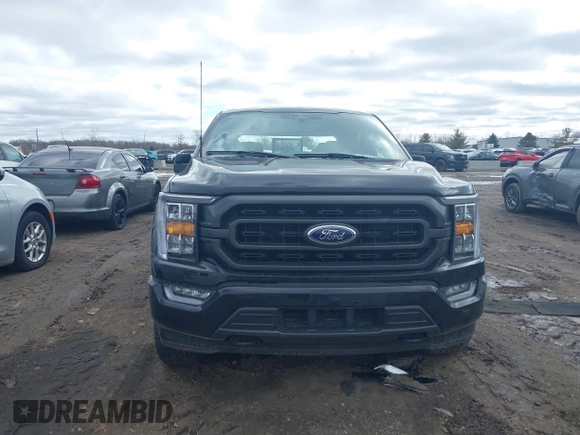 2023 Ford F-150 XL with VIN 1FTEW1EP2PKE26447, listed as a IAAI auction lot 41730421 with 17,822 mi miles. Bid and sale history available at carsss.com. Image 12.