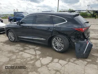 2023 Acura MDX Advance with VIN 5J8YE1H87PL022995, listed as a Copart auction lot 54848415 with 26,776 mi miles and Salvage title. Bid and sale history available at DreamBid. Image 2.