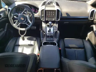 2017 Porsche Cayenne S E-Hybrid with VIN WP1AE2A22HLA68634, listed as a Copart auction lot 63874754 with 44,787 mi miles and Salvage title. Bid and sale history available at DreamBid. Image 8.