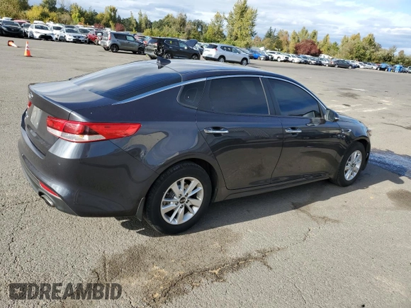 2017 Kia Optima LX with VIN 5XXGT4L32HG156845, listed as a Copart auction lot 76312814 with 124,810 mi miles and Clean Title. Bid and sale history available at carsss.com. Image 3.