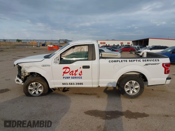 2018 Ford F-150 XL with VIN 1FTMF1CB7JKC69637, listed as a IAAI auction lot 41881356 with 1 mi miles. Bid and sale history available at carsss.com. Image 15.