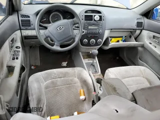 2007 Kia Spectra EX with VIN KNAFE121475440191, listed as a Copart auction lot 72622934 with 127,003 mi miles and Clean Title. Bid and sale history available at carsss.com. Image 8.