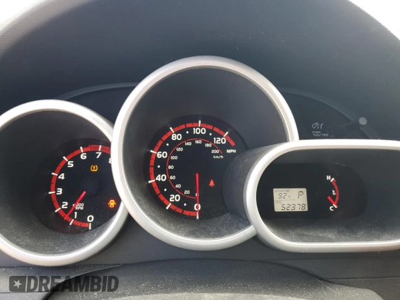 2009 Pontiac Vibe w/1SA with VIN 5Y2SP67849Z456613, listed as a Copart auction lot 73483834 with 52,378 mi miles and Salvage Title. Bid and sale history available at carsss.com. Image 9.