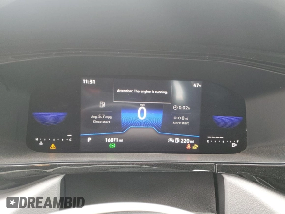 2023 Volkswagen Taos S с VIN 3VVCX7B24PM305607, выставлен на аукционе Copart как лот 51692665 с пробегом 16 871 миль миль и Списание • Salvage title. История ставок и продаж доступна на DreamBid. Изображение 9.