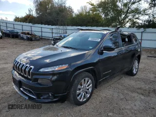 2016 Jeep Cherokee Overland with VIN 1C4PJLJS7GW347667, listed as a Copart auction lot 74060453 with Not provided miles and Salvage title. Bid and sale history available at DreamBid. Image 1.