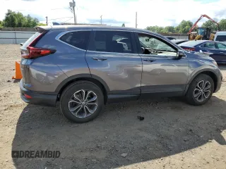 2021 Honda CR-V EX with VIN 7FARW2H54ME005425, listed as a Copart auction lot 57389684 with 0 mi miles and Salvage Title. Bid and sale history available at carsss.com. Image 3.