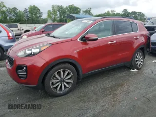 2019 Kia Sportage EX z VIN KNDPNCAC1K7548870, wystawiony jako Copart lot #54414955 z przebiegiem 42 428 mil mil oraz Szkoda całkowita • Salvage title. Historia ofert i sprzedaży dostępna na DreamBid. Obrazek 1.