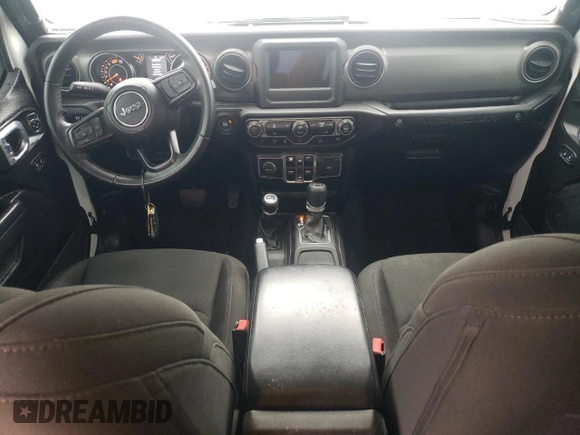 2022 Jeep Wrangler Unlimited Sport S with VIN 1C4HJXDN1NW150976, listed as a Copart auction lot 45183705 with 41,765 mi miles and Salvage Title. Bid and sale history available at carsss.com. Image 8.