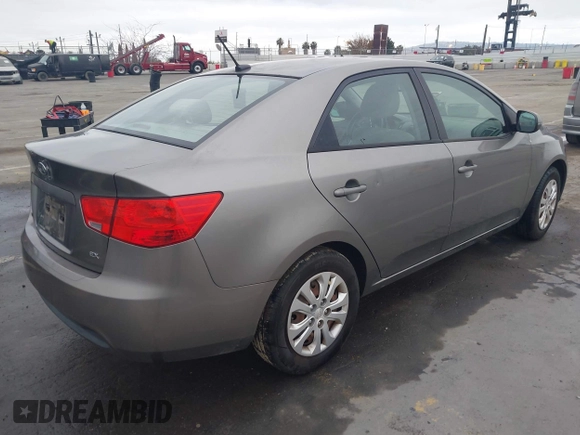 2011 Kia Forte EX with VIN KNAFU4A25B5441194, listed as a IAAI auction lot 42076839 with 91,706 mi miles. Bid and sale history available at carsss.com. Image 4.