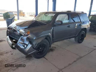 2019 Toyota 4Runner SR5 с VIN JTEBU5JRXK5723170, выставлен на аукционе Copart как лот 55259385 с пробегом 88 443 миль миль и Списание • Salvage title. История ставок и продаж доступна на DreamBid. Изображение 1.