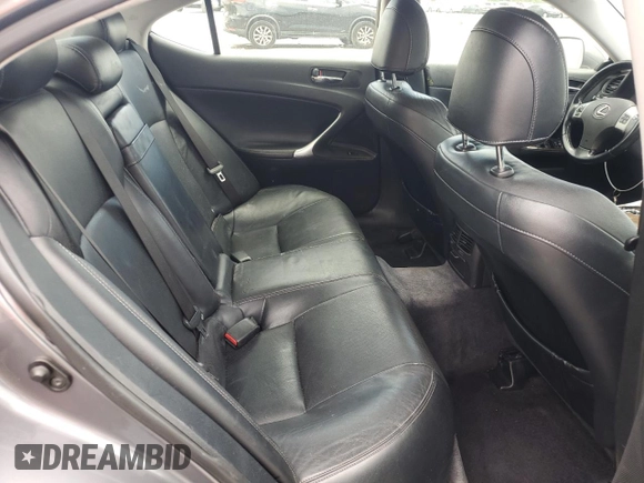 2012 Lexus IS 250 z VIN JTHCF5C25C5056981, wystawiony jako Copart lot #59938865 z przebiegiem 263 985 mil mil oraz Szkoda całkowita • Salvage title. Historia ofert i sprzedaży dostępna na DreamBid. Obrazek 10.