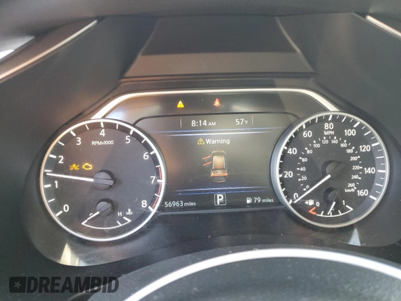 2019 Nissan Murano S with VIN 5N1AZ2MS1KN145292, listed as a Copart auction lot 51998125 with 56,963 mi miles and Salvage Title. Bid and sale history available at carsss.com. Image 9.
