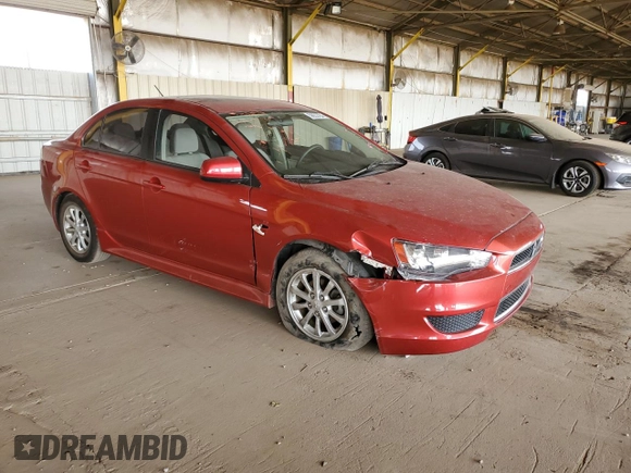 2012 Mitsubishi Lancer ES with VIN JA32U2FU2CU017414, listed as a Copart auction lot 59933784 with 41,405 mi miles and Salvage Title. Bid and sale history available at carsss.com. Image 4.