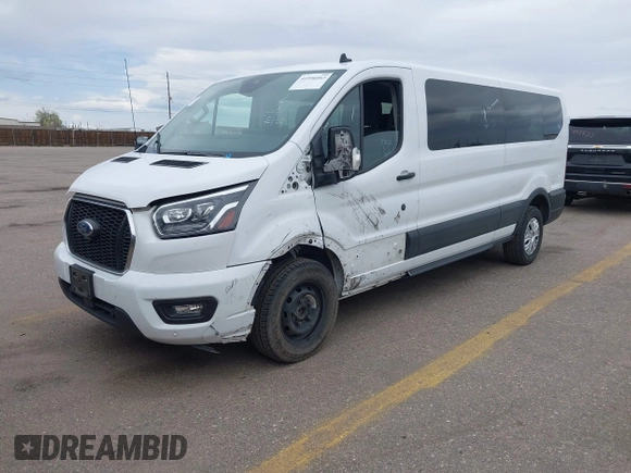 2023 Ford Transit Passenger XL with VIN 1FBAX2YG3PKA63237, listed as a IAAI auction lot 41996063 with 58,429 mi miles and . Bid and sale history available at DreamBid. Image 17.