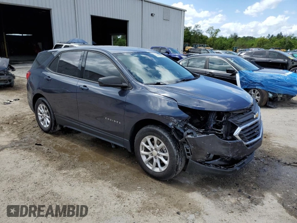 2018 Chevrolet Equinox LS with VIN 3GNAXHEVXJL103683, listed as a Copart auction lot 51414335 with 98,528 mi miles and Salvage Title. Bid and sale history available at DreamBid. Image 4.
