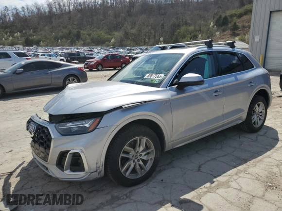 2022 Audi Q5 S line Premium z VIN WA1GAAFYXN2118948, wystawiony jako Copart lot #50617565 z przebiegiem Nie podano mil oraz Szkoda całkowita • Salvage title. Historia ofert i sprzedaży dostępna na DreamBid. Obrazek 1.