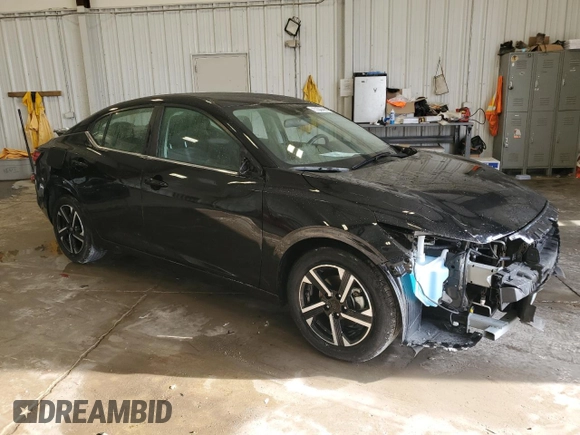 2024 Nissan Sentra SV with VIN 3N1AB8CV0RY378216, listed as a Copart auction lot 56019235 with 18,092 mi miles and Clean Title. Bid and sale history available at DreamBid. Image 4.