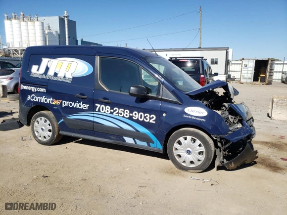 2021 Ford Transit Connect Van XL with VIN NM0LS6E22M1501439, listed as a Copart auction lot 76339604 with 67,388 mi miles and Salvage Title. Bid and sale history available at carsss.com. Image 4.