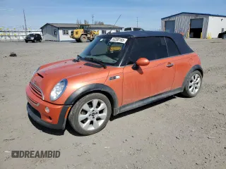 2005 MINI Convertible S with VIN WMWRH33485TF81057, listed as a Copart auction lot 53290165 with 95,123 mi miles and Salvage Title. Bid and sale history available at DreamBid. Image 1.